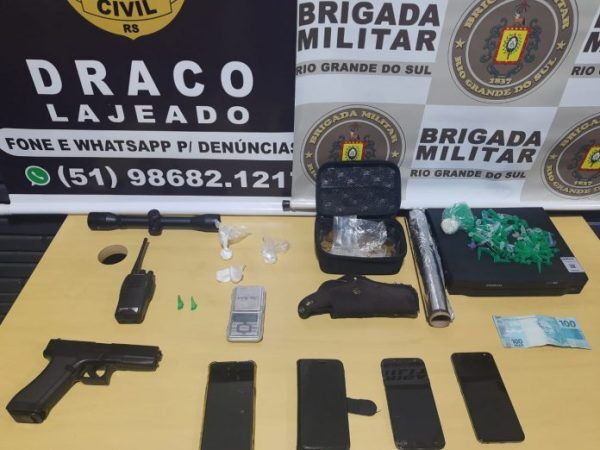 Brigada Militar e Polícia Civil prendem suspeito de assalto em Lajeado