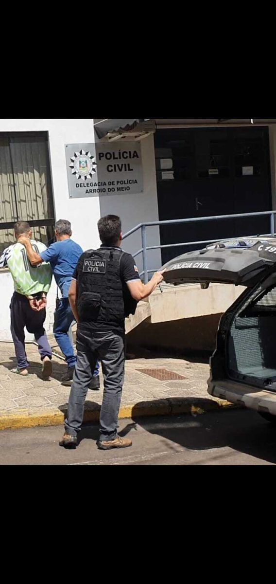 VÍDEO: Veja momento da prisão do suspeito de homicídio em Arroio do Meio
