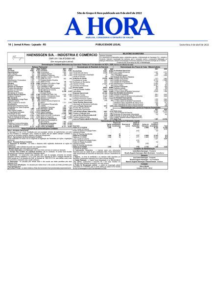 Haenssgen S/A. – Industria e Comércio