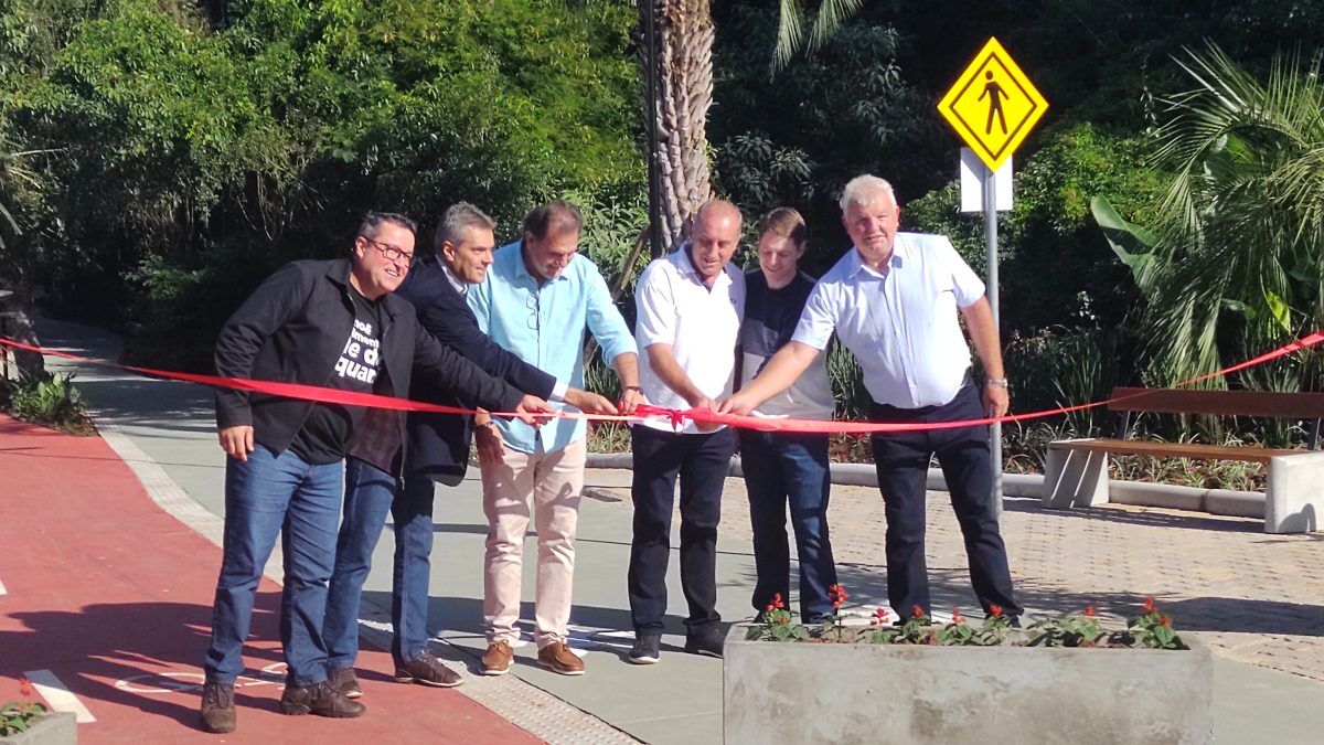 Santa Clara do Sul inaugura Parque Linear