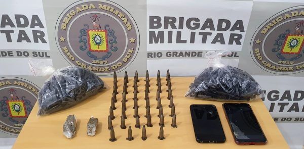 Casal é preso por tráfico de drogas, em Teutônia