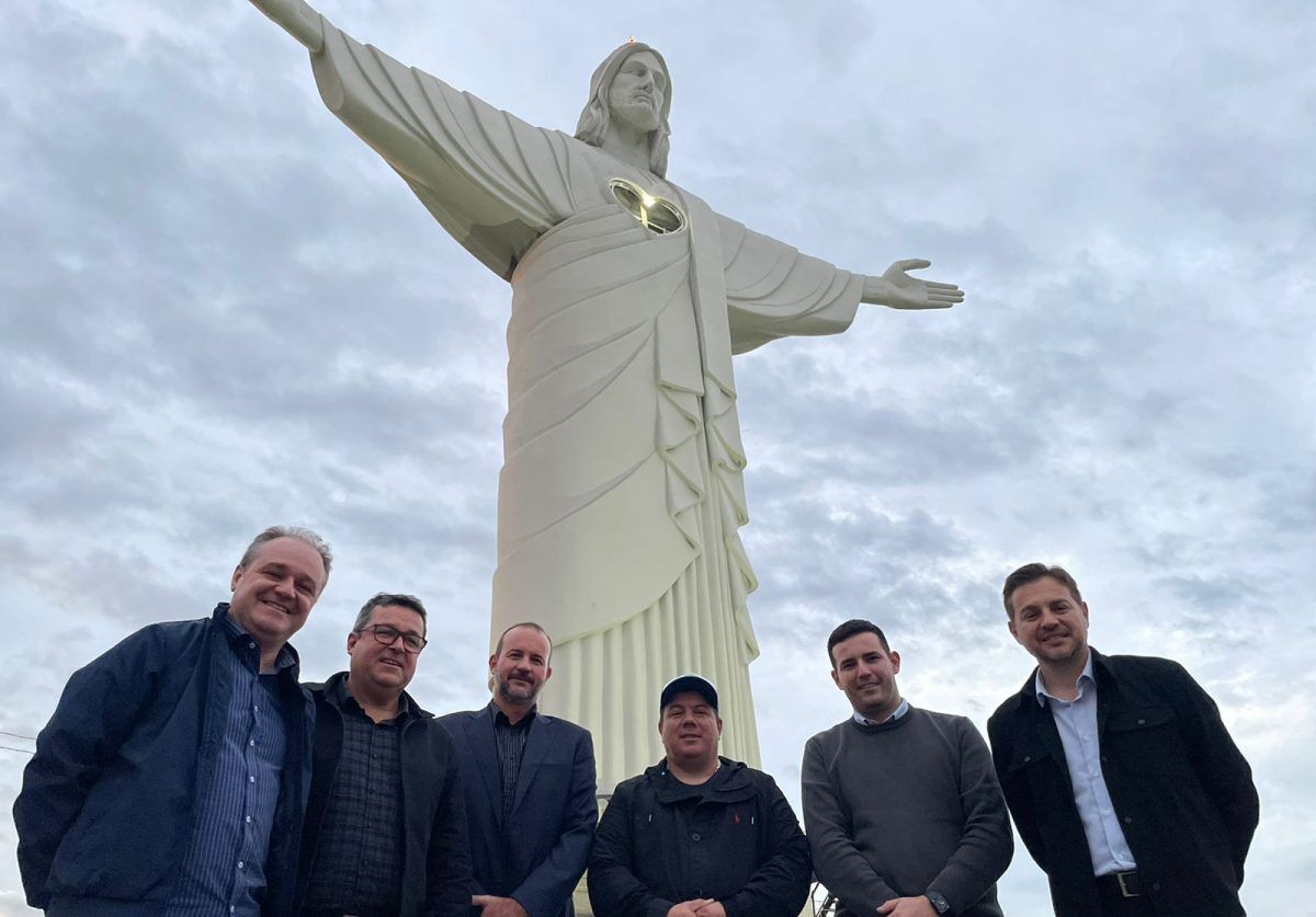 Secretário estadual de Turismo visita o Cristo Protetor