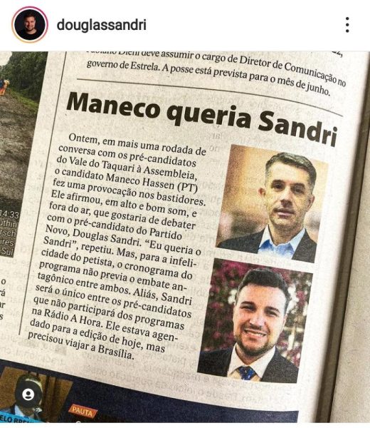 Sandri responde ao Maneco