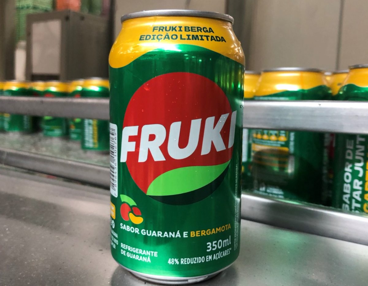 Fruki lança guaraná sabor bergamota