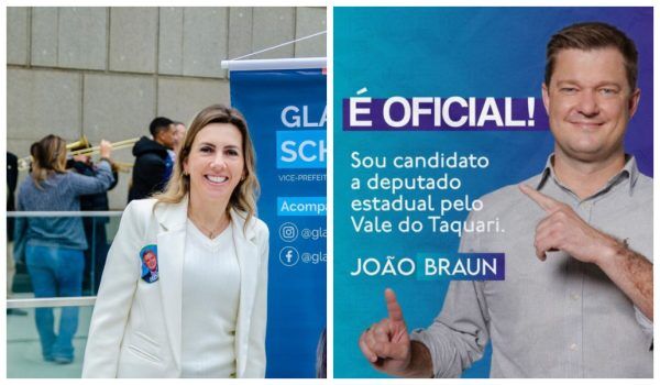 Progressistas homologa candidaturas de Gláucia Schumacher e João Braun para Assembleia