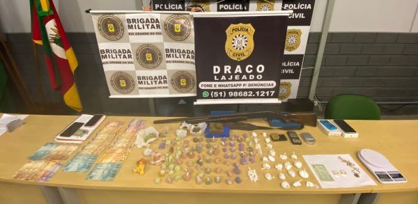 Presos supostos seguranças do Bairro Olarias, em Lajeado