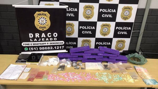 Mulher é presa com mais de 10 quilos de drogas em Lajeado