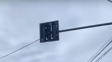 Dois semáforos da Av. Benjamin Constant estão inoperantes em Lajeado