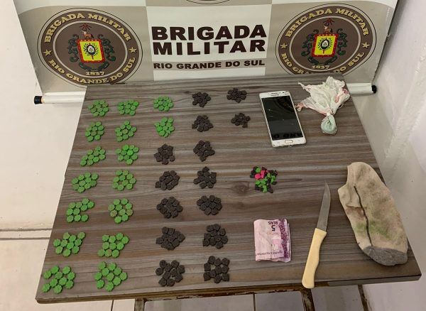 Homem é preso por tráfico de drogas em Estrela