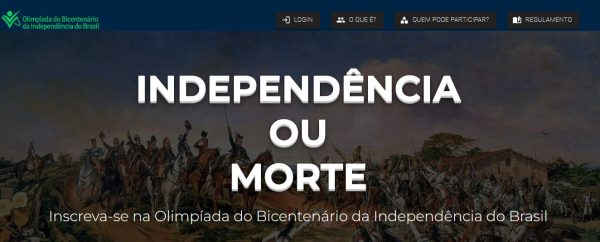 Olimpíada do Bicentenário da Independência abre inscrições nesta terça-feira