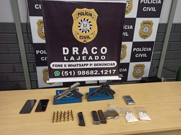 Trio é preso por tráfico de drogas em Arroio do Meio