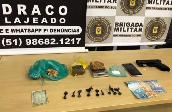 BM e Draco prendem dupla por tráfico no Bairro Santo Antônio