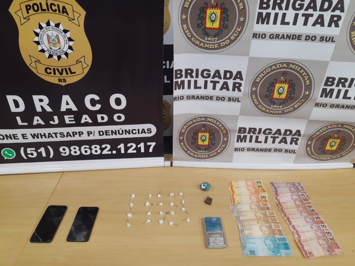 Homem é preso por tráfico de drogas em Lajeado