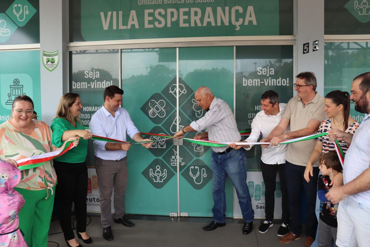 Município inaugura unidade de saúde  em Vila Esperança