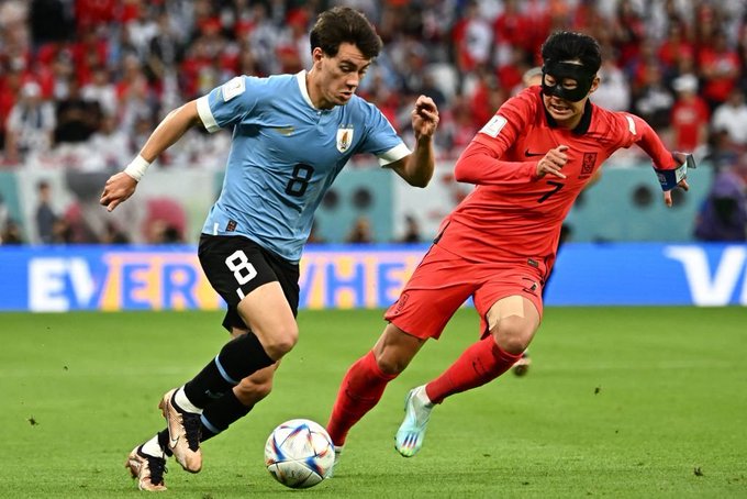 Uruguai e Coreia do Sul não saem do zero
