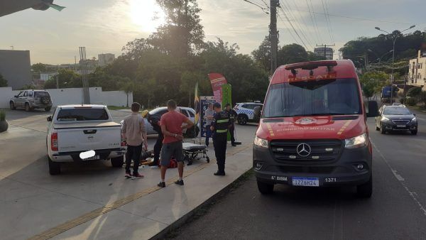 Acidente deixa motociclista ferido em Lajeado