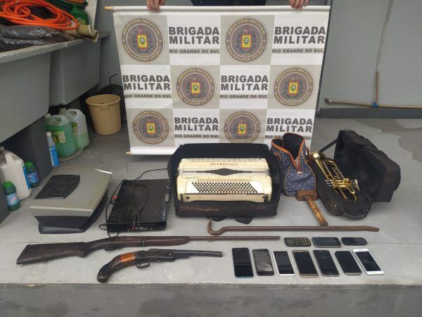 Quarteto é detido após roubos em Nova Bréscia e Capitão