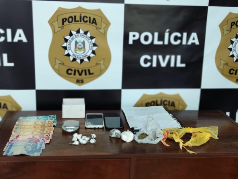 Polícia Civil prende 4 por tráficos de drogas em Arroio do Meio