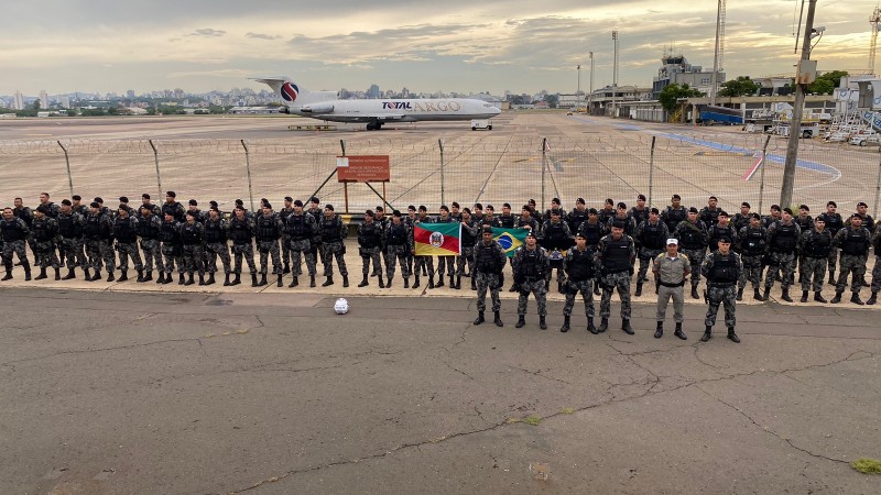Policiais militares do RS reforçam segurança no Distrito Federal