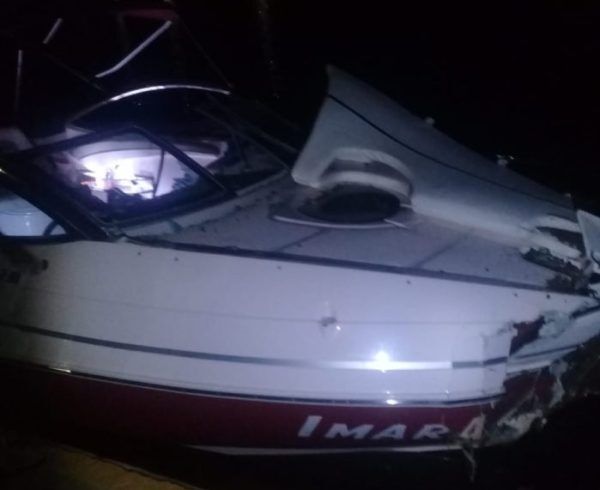Acidente grave com lancha deixa sete feridos no Rio Taquari