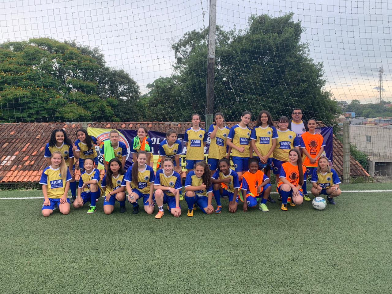 AABB de Taquari reinicia os treinos da Escolinha de Futebol Feminino