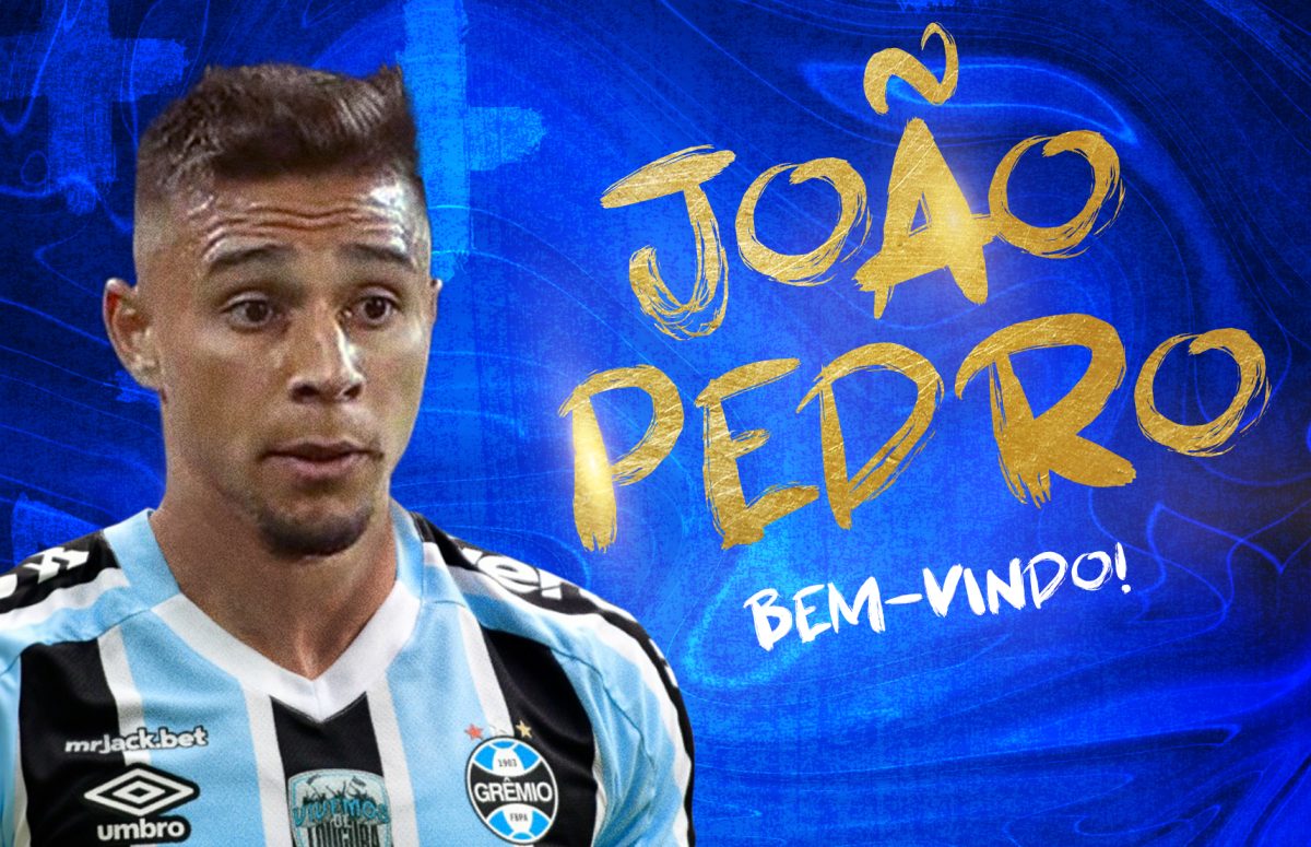 Grêmio anuncia lateral-direito João Pedro por uma temporada