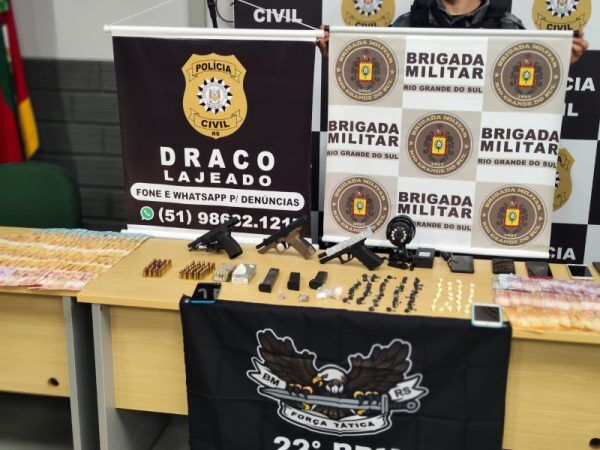Draco prende quatro suspeitos por tráfico de drogas em Lajeado