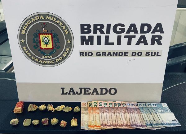 Homem é preso por tráfico de drogas em Lajeado