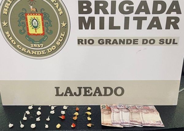 Homem é preso com pedras de crack em Lajeado