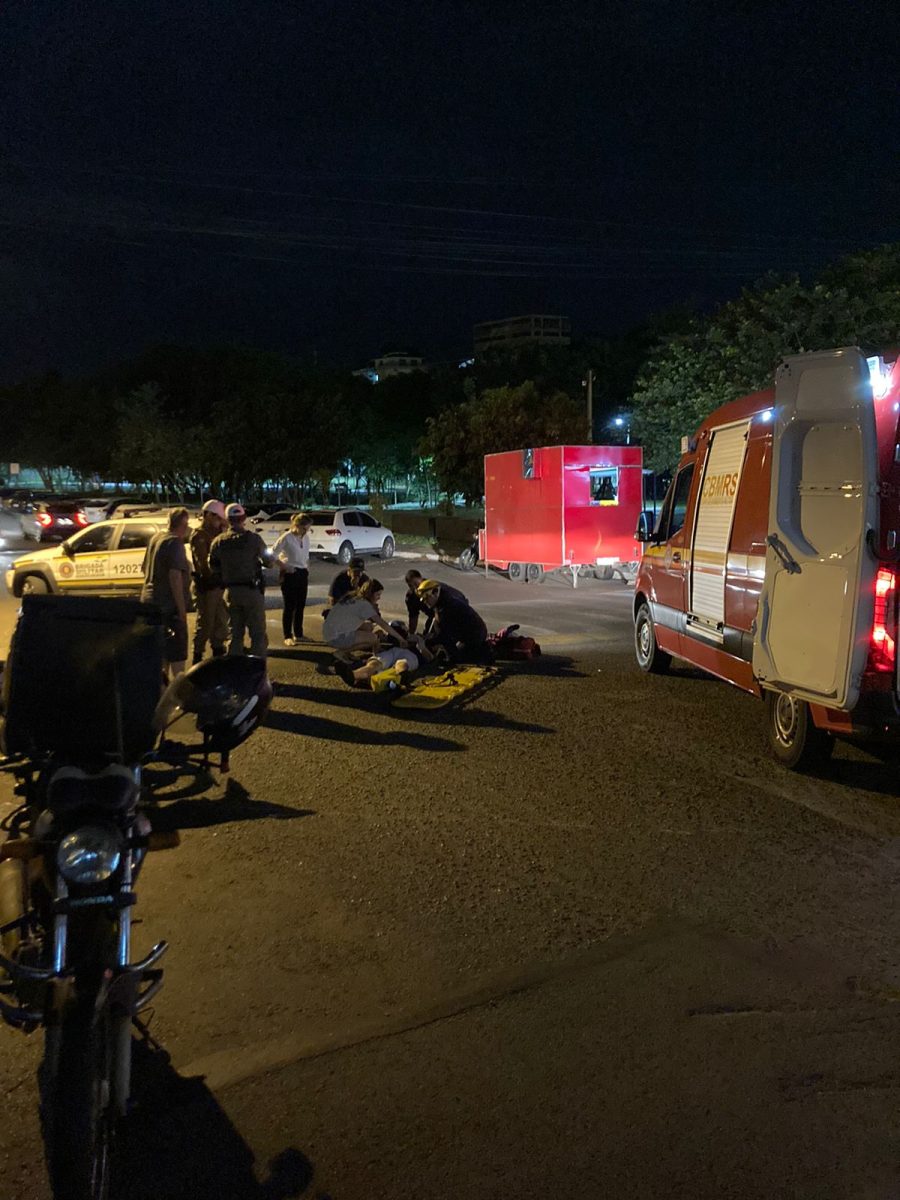 Motociclista sofre ferimentos em acidente no bairro São Cristóvão
