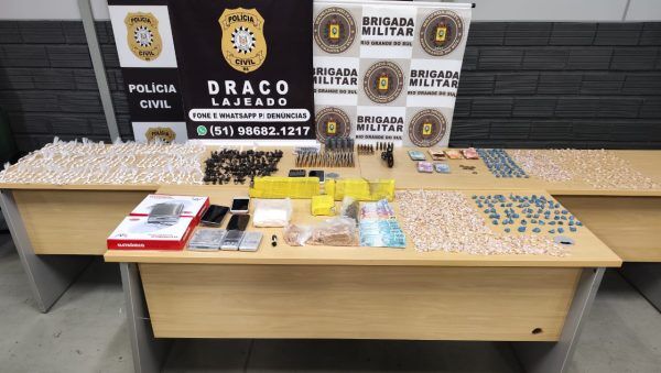 Operação “Quebra-Cabeça” prende trio por tráfico de drogas em Lajeado