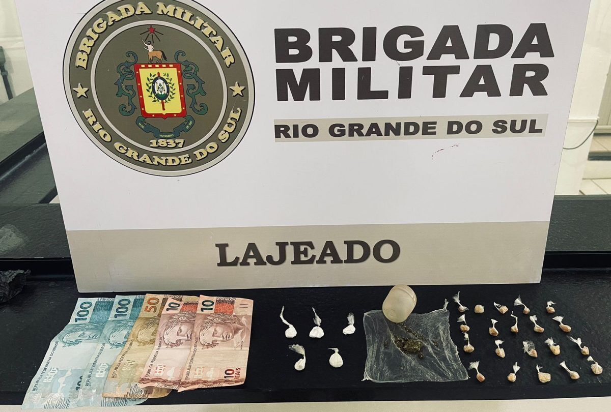 Homem é preso por tráfico de drogas em Lajeado