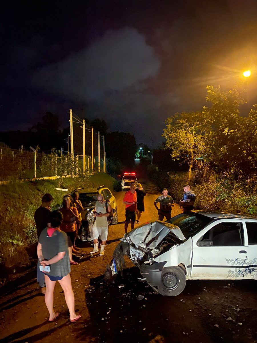 Colisão entre dois veículos deixa homem ferido em Venâncio Aires