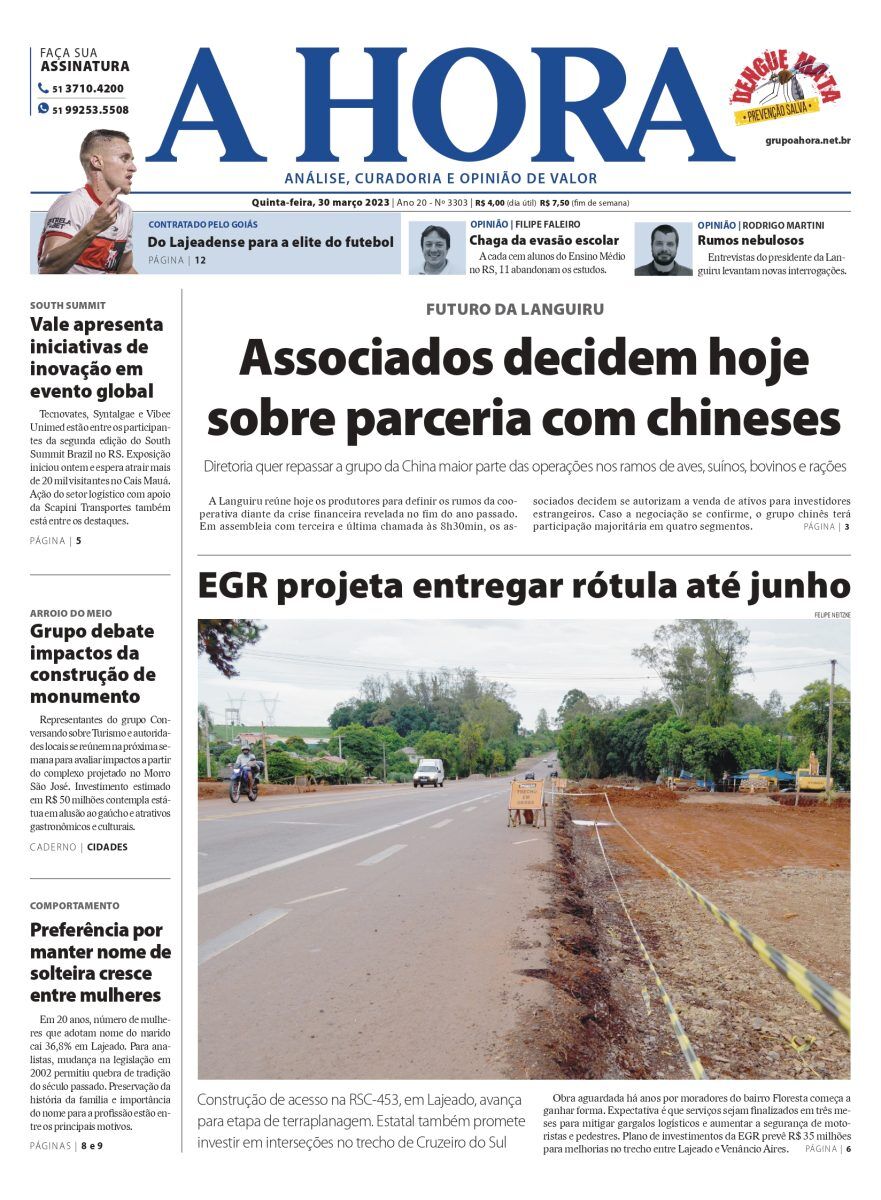 A Hora – 30/03/2023