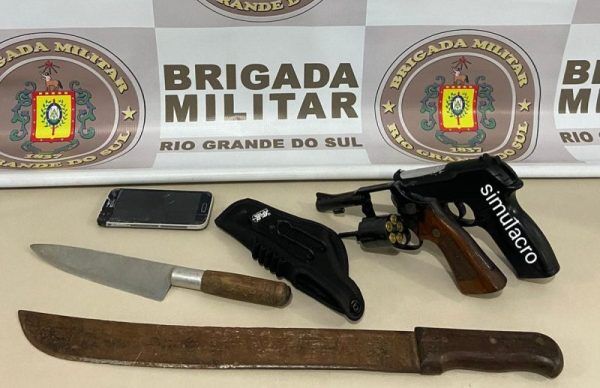 Jovem é preso por porte ilegal de arma