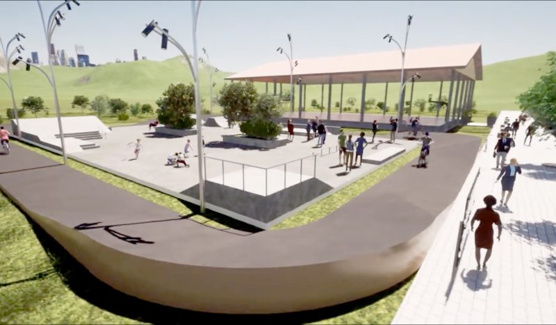Proposta transforma parque em ginásio poliesportivo aberto