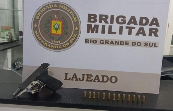 Menor de 15 anos é apreendido com arma de fogo em Lajeado