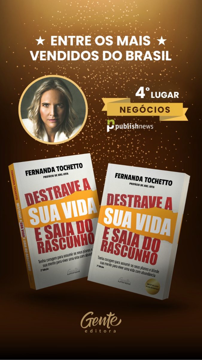 Fernanda Tochetto entre os Best Sellers do Brasil