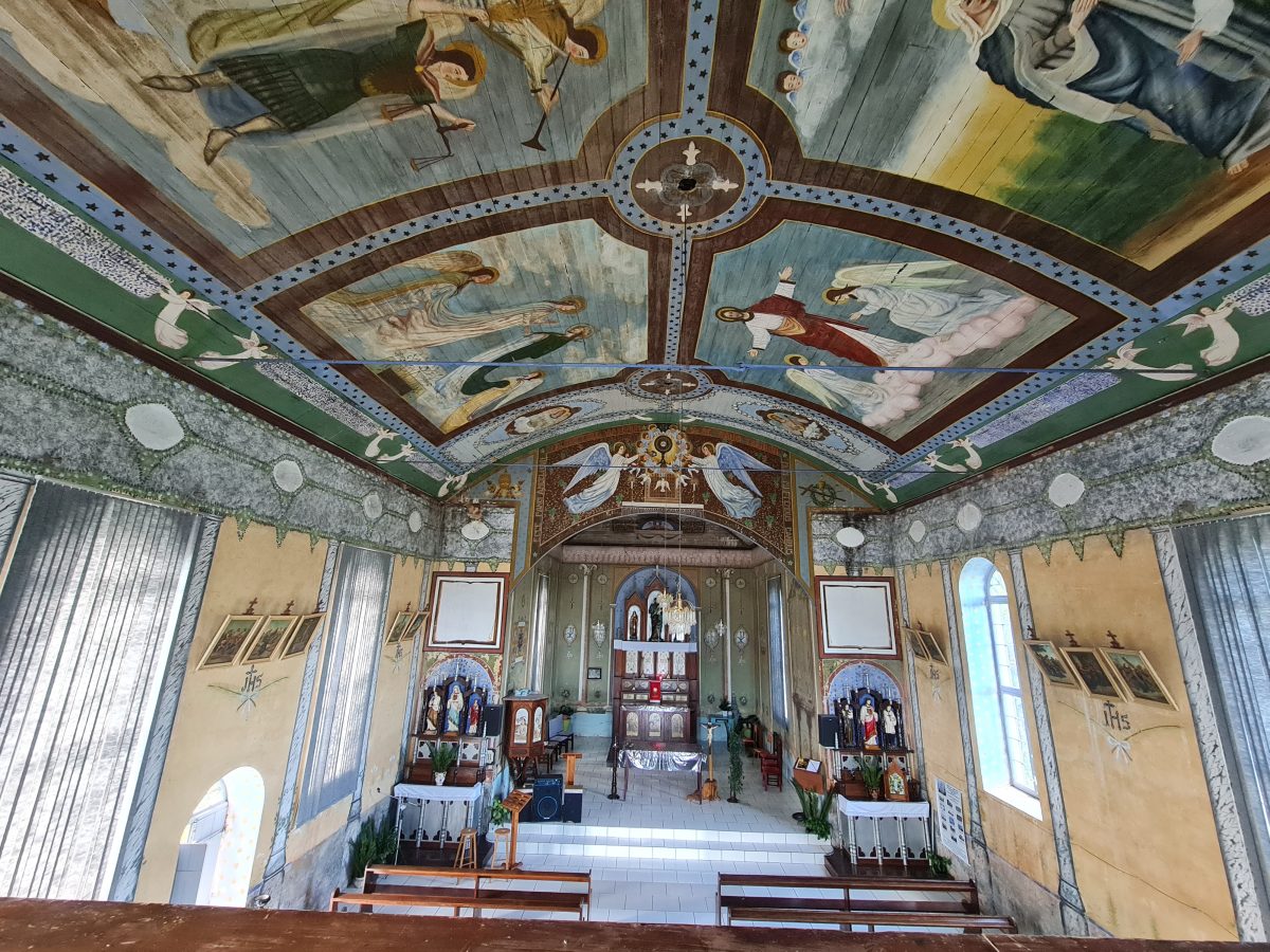 A obra de arte centenária na Igreja Santa Manoela