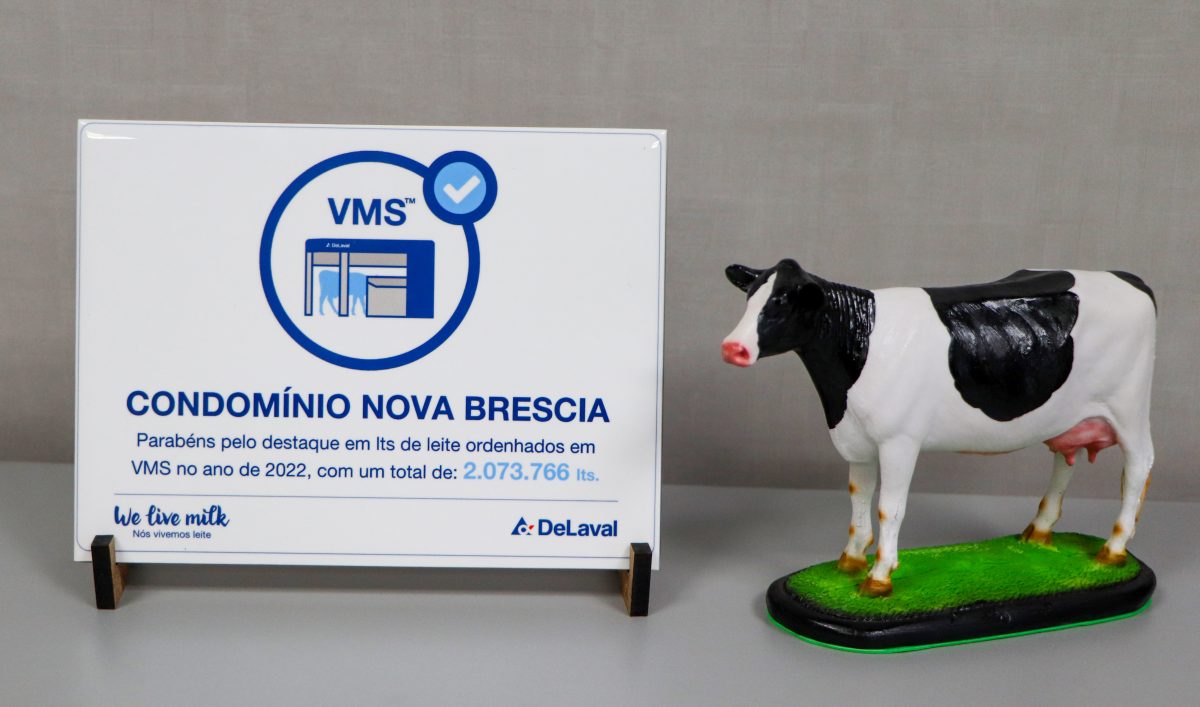 Condomínio Nova Bréscia: segunda granja que mais produziu leite no RS em 2022