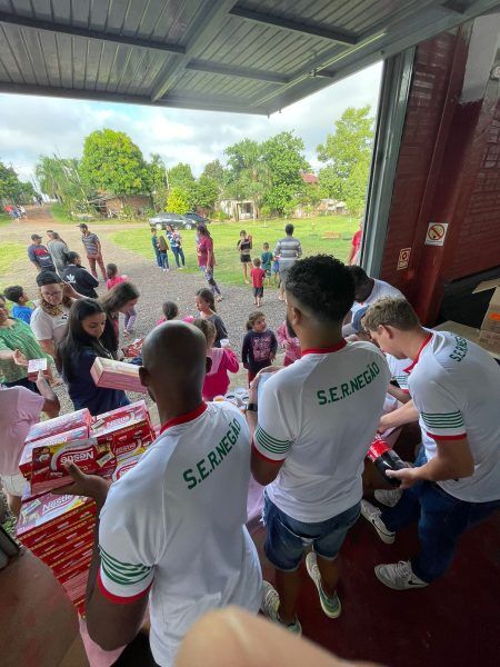 Equipe do Sete promove Páscoa do Bem no Bairro Santo Antônio