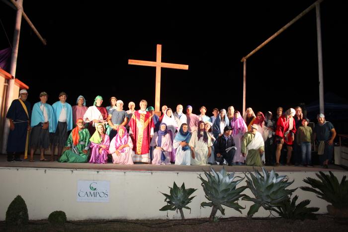 Encenação pelas ruas de Taquari resgata a Morte e Ressurreição de Cristo