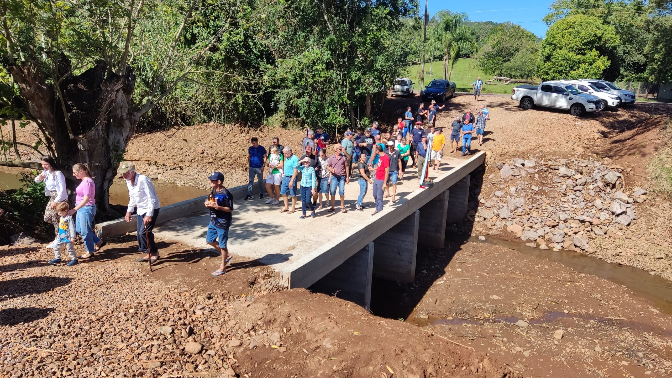 Nova ponte em Arroio Alegre possibilita ligação segura com a ERS-421