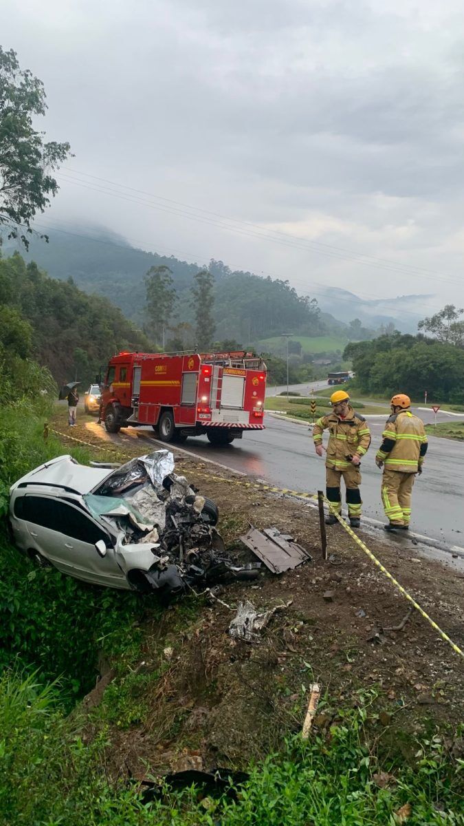 Acidente deixa um morto na ERS-129, em Muçum