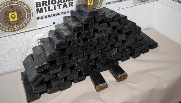 BM faz maior apreensão de drogas em Serafina Corrêa
