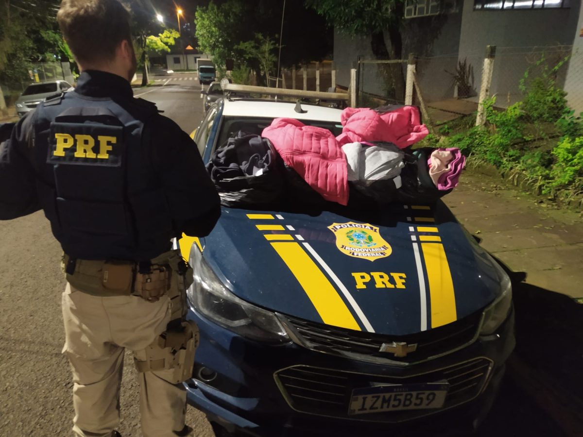 PRF prende quatro mulheres e recupera roupas furtadas em Estrela