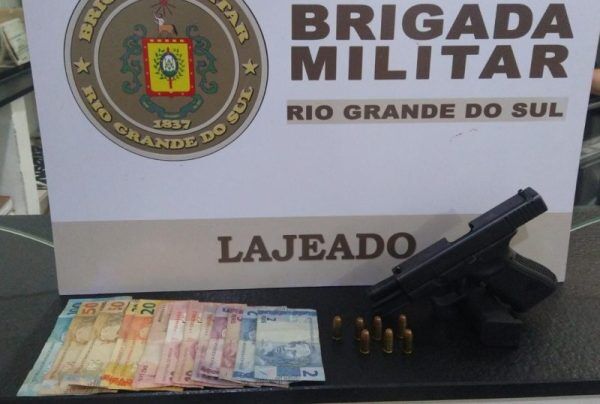 Homem é preso por porte ilegal de arma de fogo em Lajeado