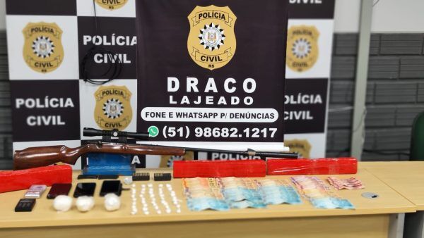 Casal é preso por tráfico em Lajeado