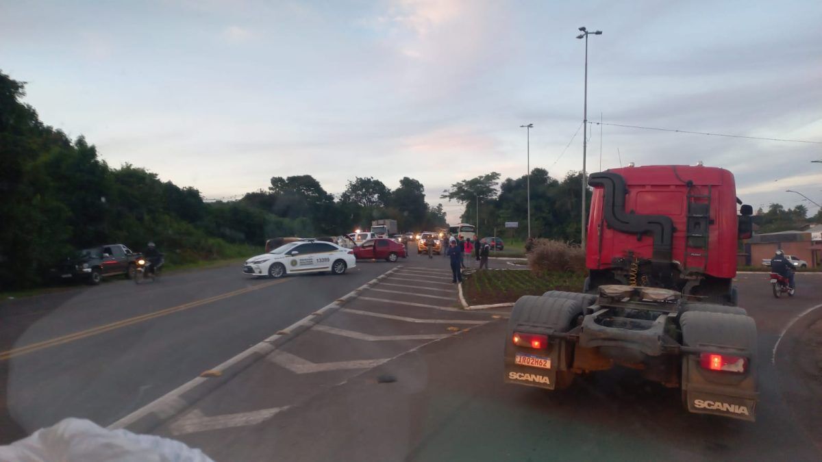 Acidente congestiona ERS-130, em Arroio do Meio