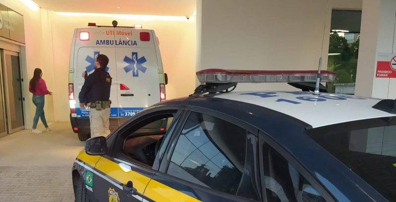 PRF Lajeado escolta ambulância com recém-nascido